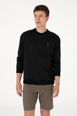 Erkek Siyah Sweatshirt