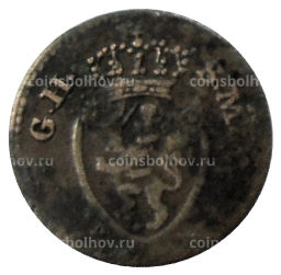 1 пфенниг 1819 года Германские государства  Гессен-Дармштадт
