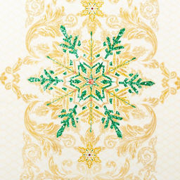 Скатерть новогодняя «Этель» Golden Christmas, 150×180 +/-3 см с ГМВО, 100% хлопок, 190 г/м²