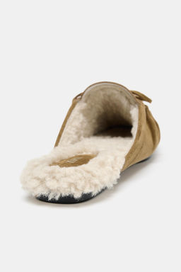 SPLIT SUEDE MULE LOAFERS - Zara фото 6