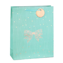 Цена за 12 шт. Пакет подарочный 32x26x10 / 2067M /уп 12/480/ (Бирюзовый) - Галеонтрейд фото 3