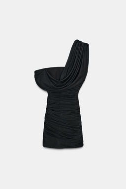 SHORT MESH RHINESTONE DRESS - Zara фото 7