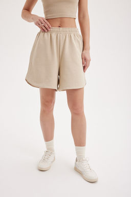 Шорты из 100% хлопка "Беж" женские