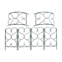 Арка садовая, 230×120×51 см, для вьющихся растений, металлическая, зелёная