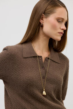 ЕВ 30301/ш/кофейный меланж джемпер жен