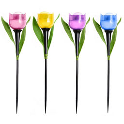 USL-C-651/PT305 TULIP SET 24 Садовый светильник на солнечной батарее Тюльпан, в составе набора из 24 шт. Белый свет. 1*LR аккумулятор в/к. IP44. TM Uniel. - Volpe фото 2
