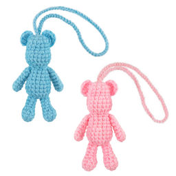 Набор для вязания Miadolla AMG-MN-0148 Мишки Брик (голубой и розовый)  фото 6