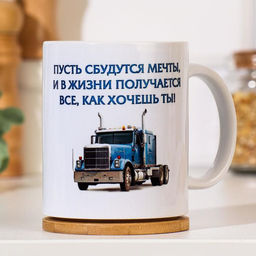 Кружка чайная керамическая Любимому внуку, 320 мл