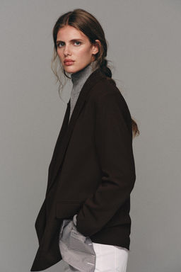 BLAZER CRUZADA OVERSIZE / Marr?n - Zara фото 4