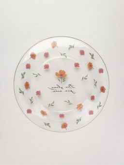 Тарелка стеклянная «Все цветы для тебя», 19.6 см