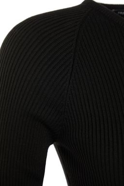 TRENDYOLMILLA Lacivert Midi Triko Basic Elbise TWOAW23EL00023  фото 6