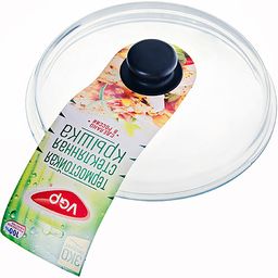 0702 Крышка 22см термостекло высокая РОССИЯ (х16) - Mayer&boch фото 3