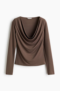 Top con escote drapeado - H&m фото 2