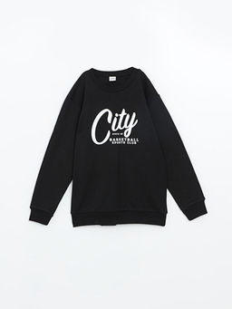 Bisiklet Yaka Erkek ?ocuk Sweatshirt