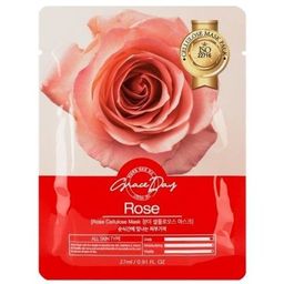 Тканевая маска с экстрактом розы, 27мл, Grace Day