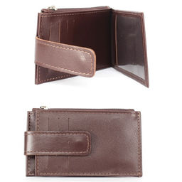 Визитница-кардхолдер Croco-ВК-217 н/к, 2отд, 11карм, коричневый матовый (5) 258230