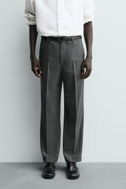 PANTAL?N STRAIGHT FIT CONFORT / Gris vigor? - Zara фото 2