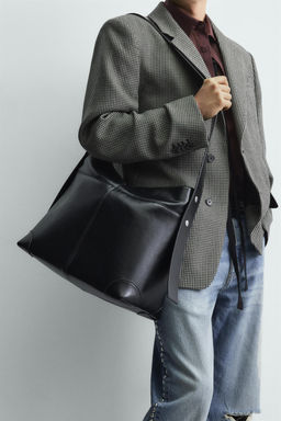 TOPSTITCHED TOTE BAG - Zara фото 8