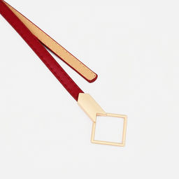 Ремень женский, ширина 1 см, пряжка металл, цвет бордовый - Simaland фото 2