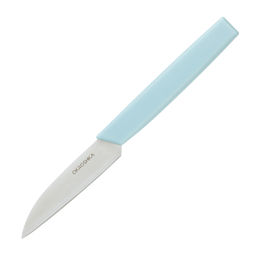 Нож для овощей OKROSHKA САЛАТ, лезвие 8 см, голубая ручка OK225P-BL-VG