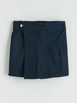 Basic Gabardin K?z ?ocuk ?ort Etek