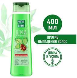 ЧИСТ.ЛИНИЯ д/волос шампунь 400мл Против выпадения волос