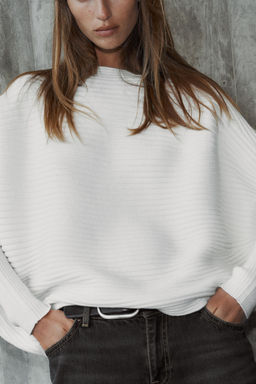 VOLUME TEXTURED KNIT JUMPER - Zara фото 15