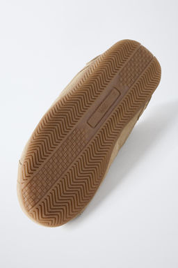 LEATHER LACE-UP PLIMSOLLS - Zara фото 7