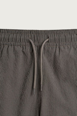 BA?ADOR LARGO CUADROS TEXTURA / Gris - Zara фото 3