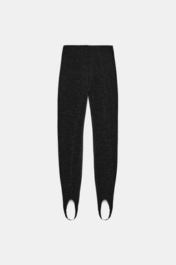 SHINY STRETCH STIRRUP LEGGINGS - Zara фото 8