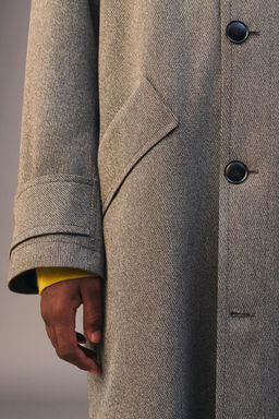 LIMITED EDITION CONTRAST OVERSIZE TRENCH COAT - Zara фото 9