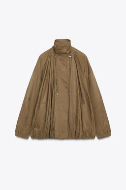 ZW COLLECTION FLUID BOMBER JACKET - Zara фото 5