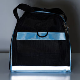 Сумка-переноска сетчатая,52 х 25 х 33 см, голубая - Пижон фото 14