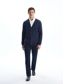 Standart Kal?p V Yaka Erkek Triko H?rka