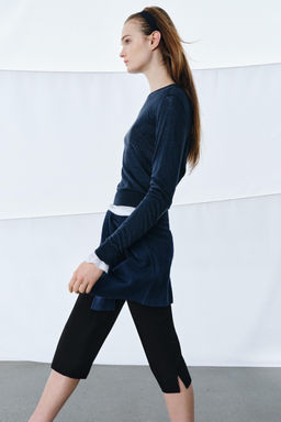 JERSEY LANA Y SEDA EXTRAFINO / Marino - Zara фото 6