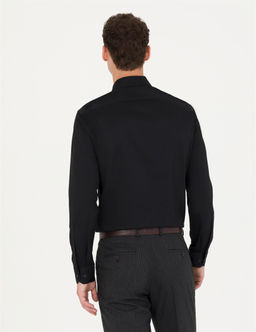 Siyah Slim Fit Uzun Kollu Basic G_mlek - Pierre cardin фото 5