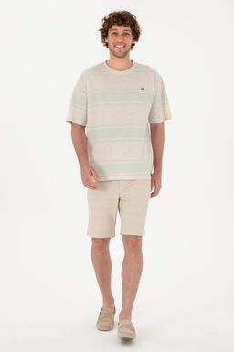 Erkek Comfort Fit Bisiklet Yaka Su Ye_ili Ti__rt Sepette S_rpriz _ndirim - U.s. polo assn фото 4