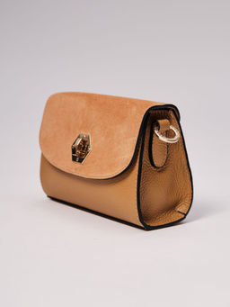 Сумка замшевая Deboro 31033 глина