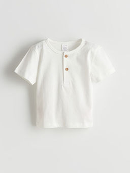 Bisiklet Yaka Erkek Bebek Ti??rt ve Pantolon 2li