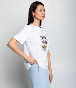 Футболка #КТ30813, белый - Dommod фото 2