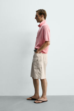 CAMISA PUNTO RELAXED FIT / Rosa - Zara фото 4