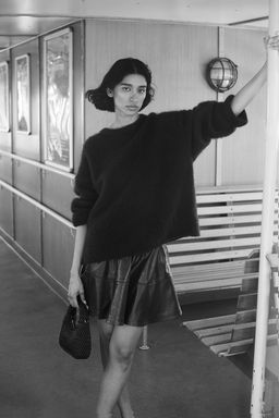 Falda revestida con vuelo - H&m фото 4