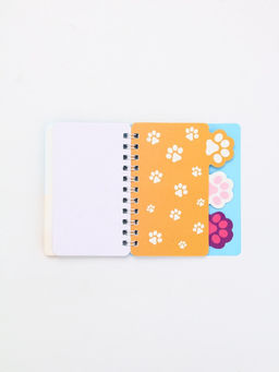 Блокнот с разделителями А7, 40 л "Корги"