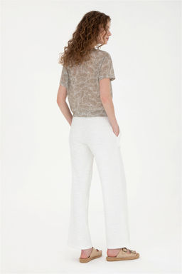 Женские спортивные штаны цвета экрю - U.s. polo assn фото 4