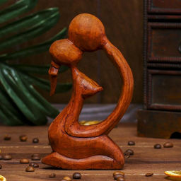 Сувенир «Поцелуй», 15×9×3.5 см, дерево