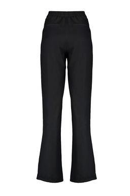 Siyah Straight/Duz Kesim Dokuma Kumas Pantolon TWOAW22PL0321
