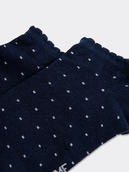 Цена за 5 пар! Носки женские короткие в темно-синем оттенке - Mark formelle фото 4