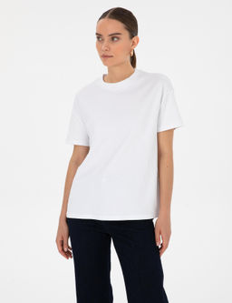 Beyaz Oversize Basic Ti__rt - Pierre cardin фото 8