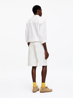 Pantalones cortos de lino y algod?n relaxed fit - H&m фото 7
