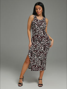 Алсу платье-майка женское (бордо)